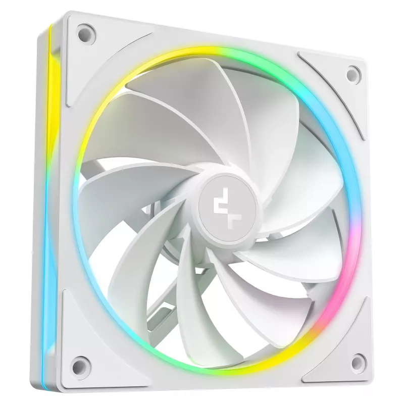 Desktop PC case DeepCool CL6600 WH — balta, supports ATX/PS2/SFX/SFX-L PSUs, 140 mm front, 120/140 mm top/rear, 2.5 inch & 3.5 inch drives
