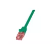Tīkla kabelis LOGILINK 0,25 m Cat6 U/UTP ar RJ-45 savienotājiem, zaļš