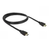 HDMI kabelis DeLOCK 84752 1m Type A vīr.-vīr. melns