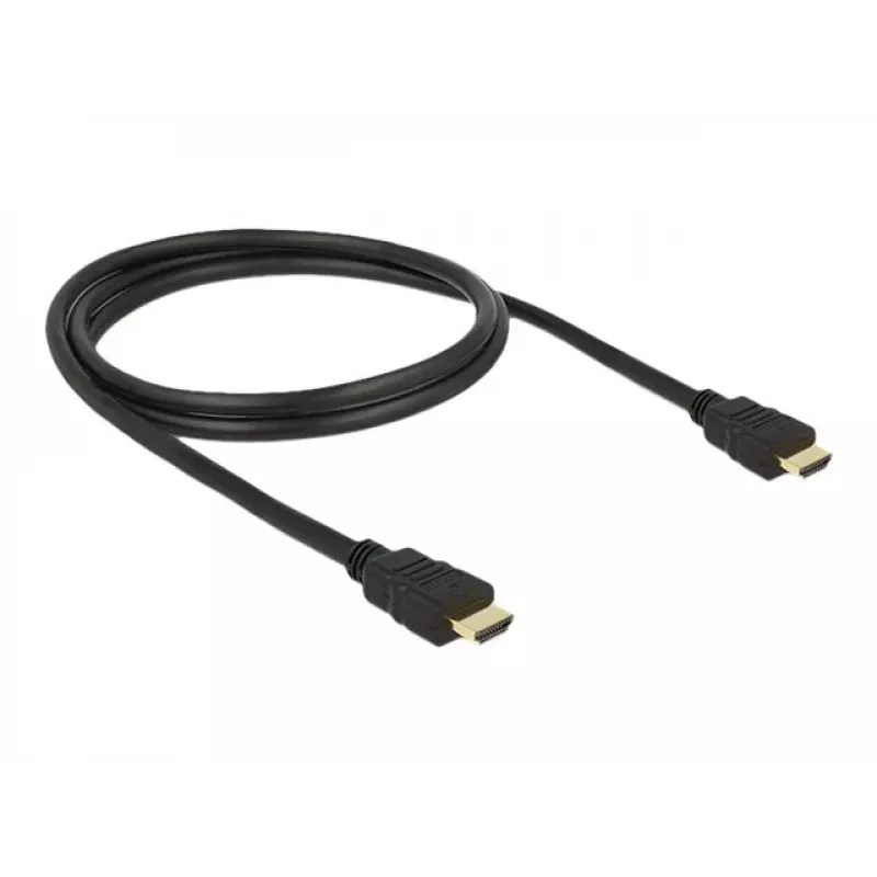 HDMI kabelis DeLOCK 84752 1m Type A vīr.-vīr. melns