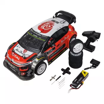 Amewi RC Rallye Citroen CR3 WRC HyperGo 4WD 1 7 RTR melns/sarkans (21126)