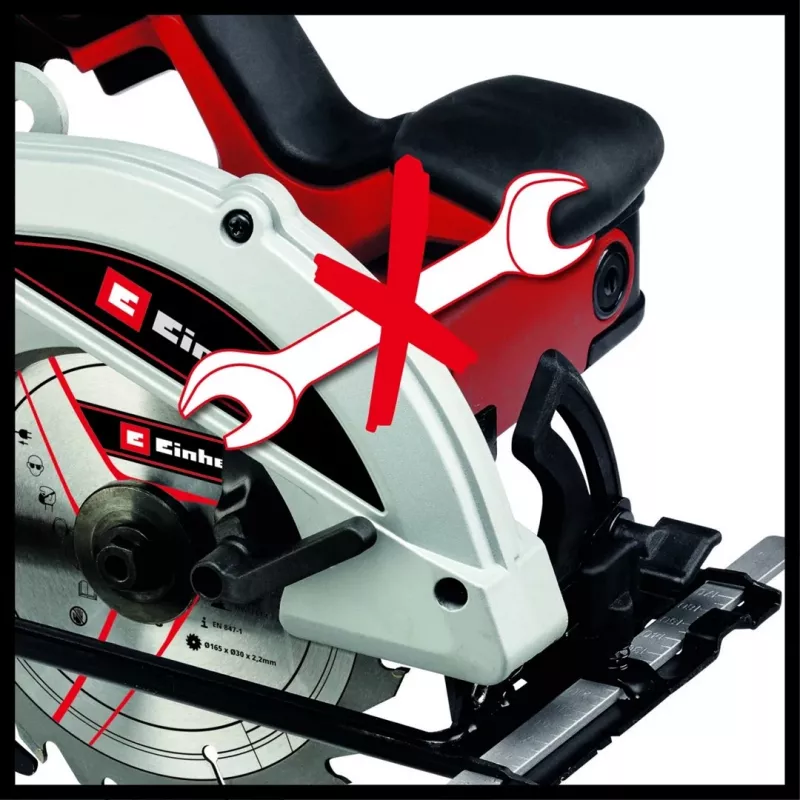 Zāģis Einhell TC-CS 1250 16.5 cm Melns Sarkans
