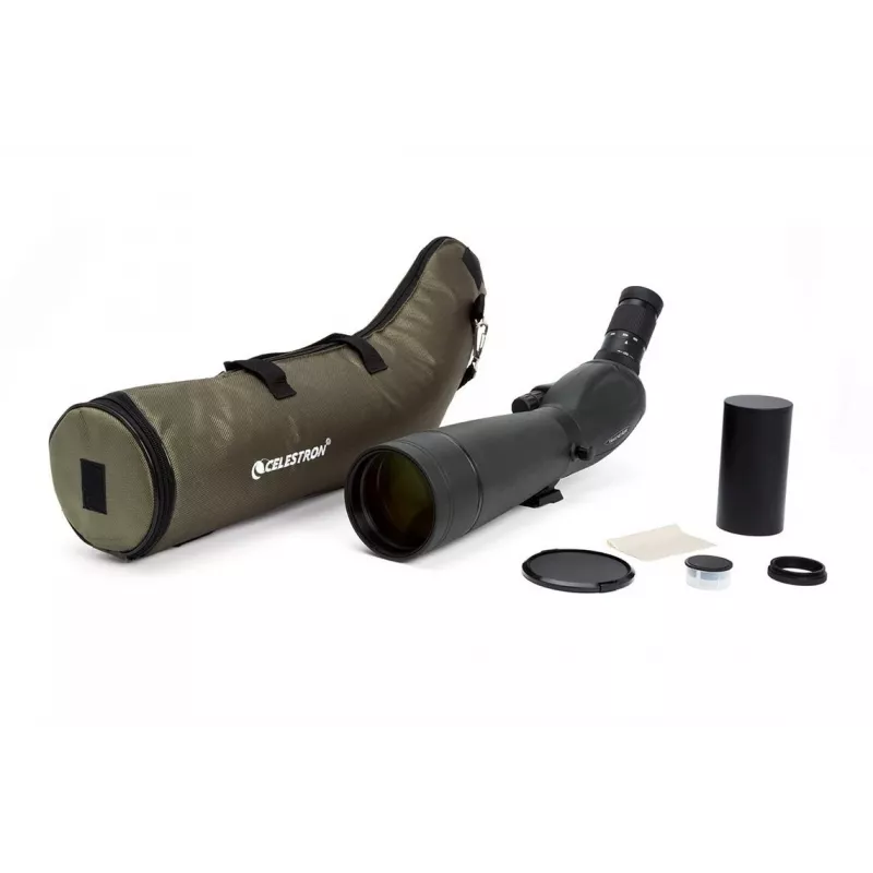 Celestron TrailSeeker 80-45 grādu tālskatis 60x BaK-4 melns