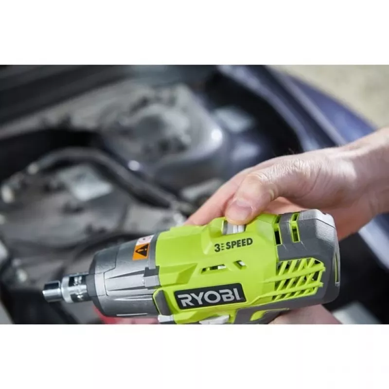 Ryobi R18IW3 elektriskais skrūvgriezis/trieciengriezis 1/2 One+ 18V 2,0Ah, melns, zaļš