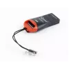Karšu lasītājs Gembird FD2-MSD-3 USB 2.0 Melns Sarkans