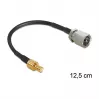 Koaksiālais kabelis DeLOCK 88473 0,125 m FME SMB zelts melns