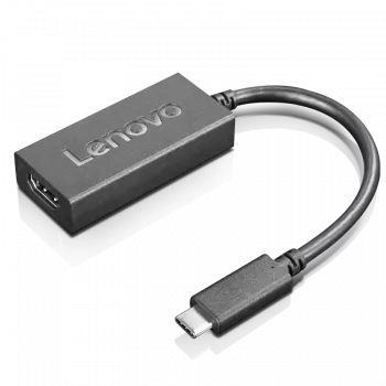 Lenovo 4X90R61022 video kabeļa adapteris 0,24 m USB Type-C HDMI Type A (Standard) Melns