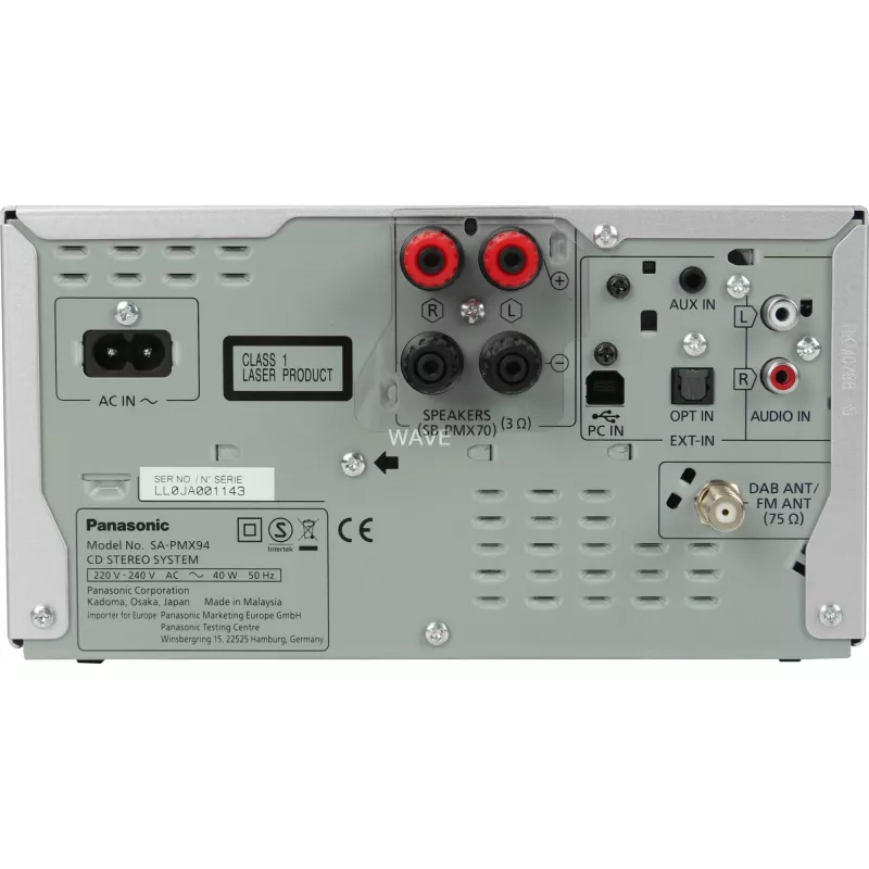Mājas audio mikrosistēma Panasonic SC-PMX94EG-S