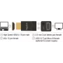 Adaptera savienotāju pārveidotājs DeLOCK 65895 HDMI A uz VGA & 3,5 mm Audio Melns