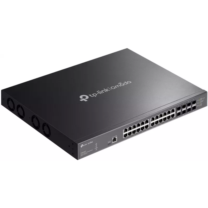 TP-Link Omada 32 portu 10GE L2+ pārvaldīts komutators ar 24 portu PoE++