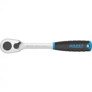 Raketes uzgriežņu atslēga Hazet 8816HP 3/8 collu smalkzobu, reversējama galva, kompakts dizains