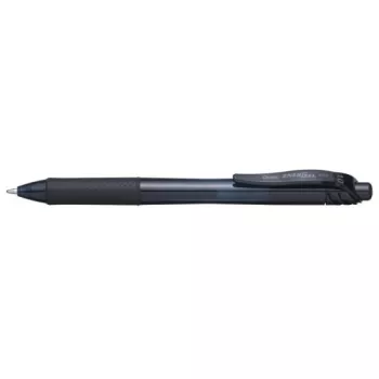 Spiedpoga ar klipsi pildspalva Pentel Energel X 1.0 melna