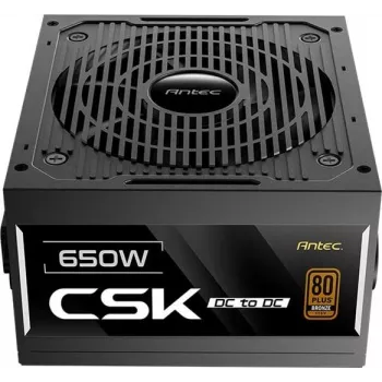 Antec Cuprum Strike CSK līdzstrāvas ATX barošanas avots – 650 W (melns) (0-761345-20107-0)