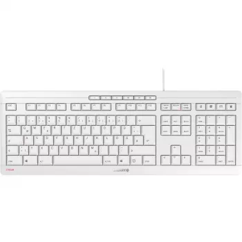 CHERRY STREAM klaviatūra Biroja USB QWERTZ vācu valoda Balta