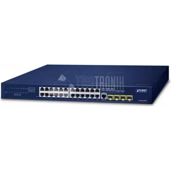 Vadāms komutators PLANET GS-4210-24T4SR 24-Portu Gigabit Ethernet L2/L4