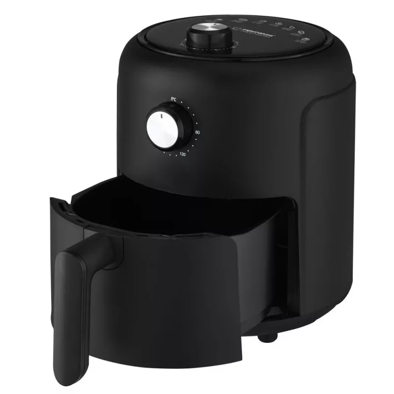 Karstā gaisa fritieris ESPERANZA EKA001, 2,6 L, 1000 W, 7 programmas, melns, kompakts galda modelis