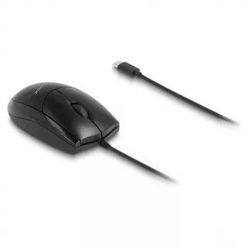 DeLOCK 12114 pele USB Type-C optiskā piemērota abām rokām