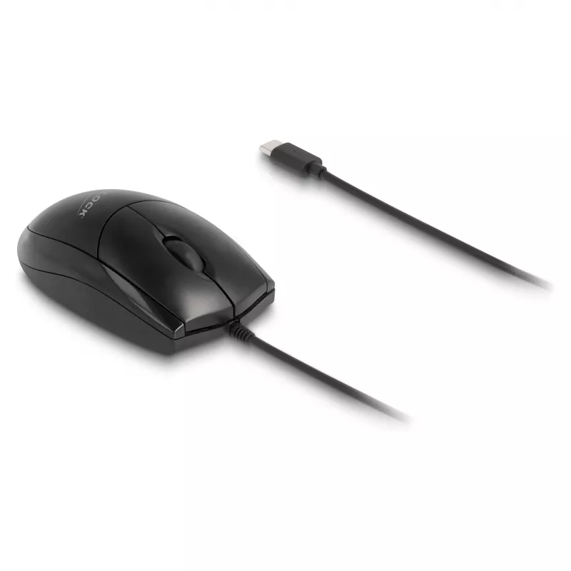 DeLOCK 12114 pele USB Type-C optiskā piemērota abām rokām