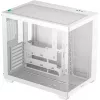 Datorkorpuss DeepCool CG530 WH Midi Tower — ATX/Micro ATX/ITX, rūdīts stikls, 2 × 3,5 collu + 3 × 2,5 collu nodalījumi, atbalsta līdz 410 mm GPU