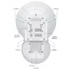 Ubiquiti AirFiber AF-24, 1,4 Gbps+ mugurkaula savienojums, 24 GHz (cena par gab.)