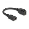 HDMI kabelis DeLOCK 90685 HDMI Type A standarta 0,2 m melns