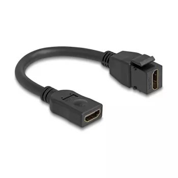 HDMI kabelis DeLOCK 90685 HDMI Type A standarta 0,2 m melns