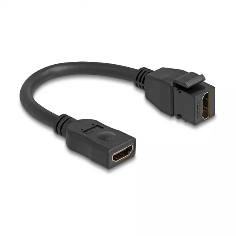 HDMI kabelis DeLOCK 90685 HDMI Type A standarta 0,2 m melns