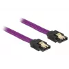 SATA kabelis DeLOCK 83691 0,5 m SATA 7-pin violets