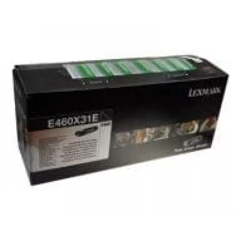 Toneris Lexmark E460X31E 10000 lappu melns