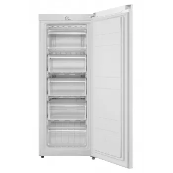 Midea saldētava | MDRU229FZE01 | Energoefektivitātes klase E | Vertikālā | Brīvi stāvoša | Augstums 142 cm | Kopējā neto ietilpība 160 L | Balta