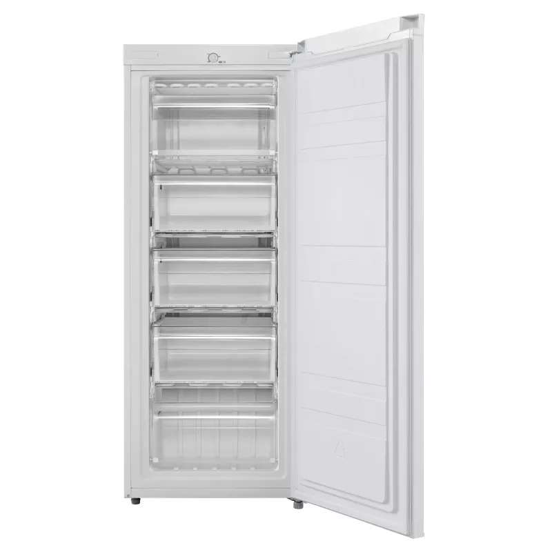Midea saldētava | MDRU229FZE01 | Energoefektivitātes klase E | Vertikālā | Brīvi stāvoša | Augstums 142 cm | Kopējā neto ietilpība 160 L | Balta