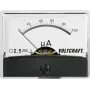 Voltcraft AM-60X46/100µA/DC iebūvējamais mērinstruments AM-60X46/100µA/DC 100 µA apgriezeniskās spoles mērītājs (AM-60X46/100µA/DC)