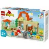 Konstrukciju rotaļlieta LEGO DUPLO Lauku dzīvnieku aprūpes komplekts 10416 — 74 gabali, 2 minifigūras, vecumam no 2 gadiem