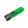 Atslēgu piekariņa lukturītis Nitecore TIKI GITD Pelēks — USB uzlādējams, 1 lm, 55 mm, 12 g, IP66