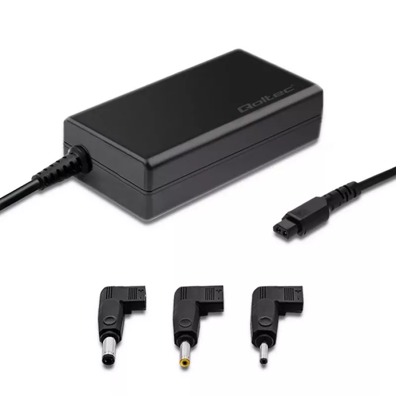 Qoltec 52415 barošanas adapteris, paredzēts Samsung Sony 65 W | 3 spraudņi | + strāvas kabelis