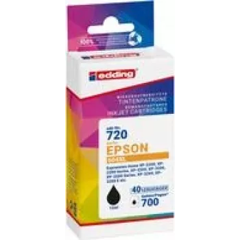 Melnā EDD-720 printera kasetne, saderīga ar EPSON 604XL T10H1 - Saderīga - Ti
