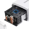 Sienas lādētājs Baseus Compact 1x USB-A + 1x USB-C 3A, kompakts ceļojuma adapteris