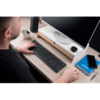 Savio KB-02 tastatūra mājām/birojam USB QWERTY melna