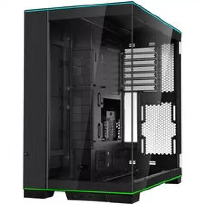 Lian Li O11 Dynamic EVO RGB PC korpusa komplekts, Midi-Tower, ARGB, rūdīts stikls + 3x UNI FAN SL-INF - melns