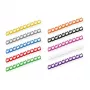VALUE kabeļu marķēšanas komplekts komutācijas kabeļiem, 5–6,5 mm, 10 x 10 gab., daudzkrāsains