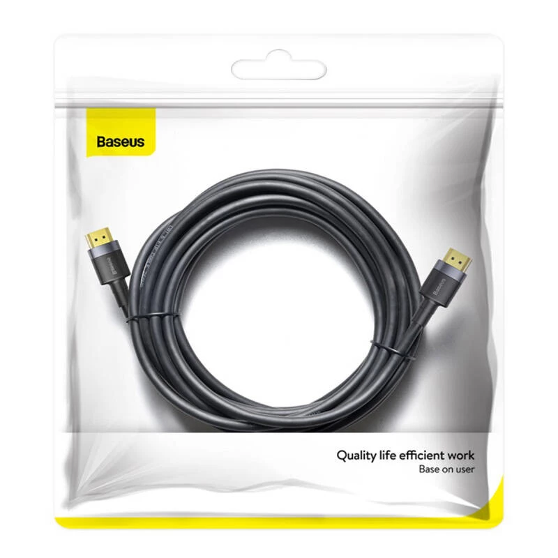 HDMI kabelis Baseus CADKLF-H01 5m Type A Male to Male Melns