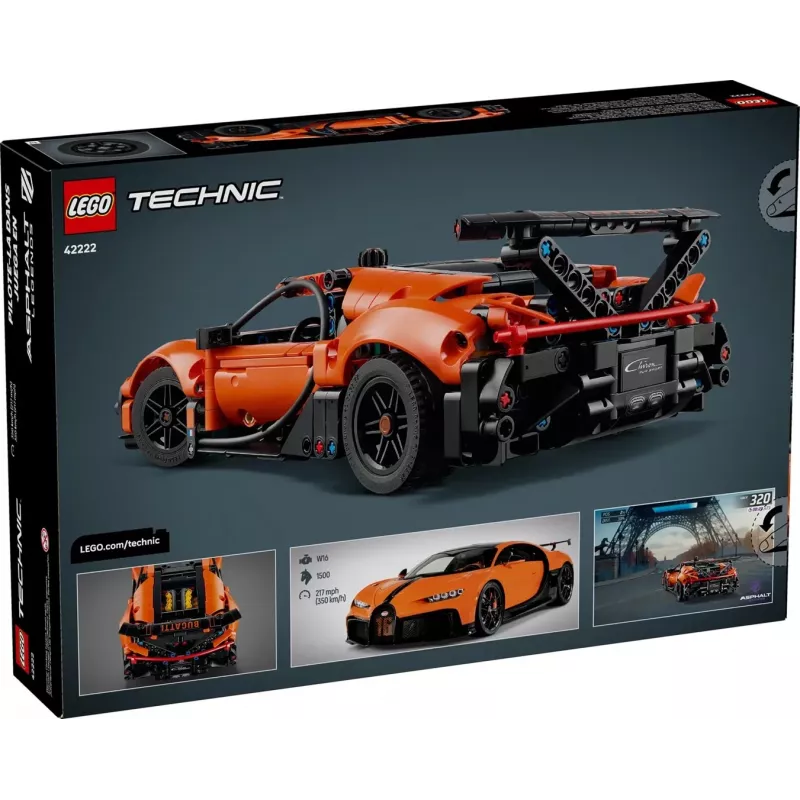 LEGO TECHNIC 42222 Bugatti Chiron Pur Sport Hiperauto