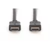 Assmann HDMI ātrgaitas savienojuma kabelis. A tipa vīriešu/vīriešu savienotāji. 10,0 m. ar Ethernet. bijušais HDMI 1.4. UL. melns. zelta (AK-330107-100-S)