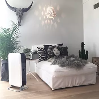 Mill eļļas radiators OIL1500WIFI3, 1500 W, jaudas līmeņu skaits 3, piemērots telpām līdz 25 m², WiFi+lietotne, balts