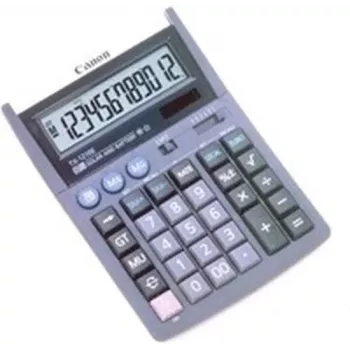 Canon TX-1210E kalkulators, galda, Displejs, Ceriņkrāsas