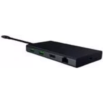 Razer USB-C dokstacija - melna - 4K @ 60 Hz - 85 W Power Delivery - uzlādes/dokstacija (RC21-02250100-R3M1)