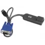 Hewlett-Packard HP USB saskarnes adapteris - video- / USB-izplešanās - HP TFT7600 G2, BLc3000 korpusam, ProLiant DL360p Gen8, ML350e Gen8, servera konsoles slēdzim (AF628A)