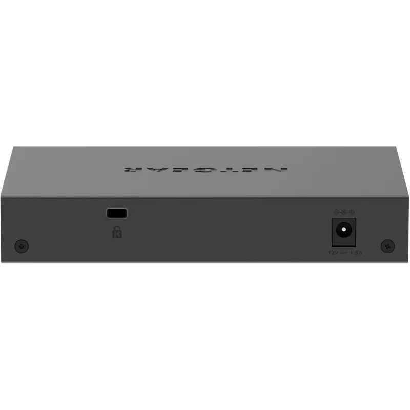 NETGEAR GS108Ev4 Nepārvaldīts L2/L3 Gigabit Ethernet (10/100/1000) Pelēks