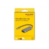 DeLOCK 63171 USB centrmezgls 3.2 Gen 1 A tipa 5000 Mbit/s Pelēks