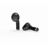 Bluetooth headset GEMBIRD TWS-02-BK, in-ear TWS, Melns/pelēka, up to 5 h playtime, built-in microphone, charging case